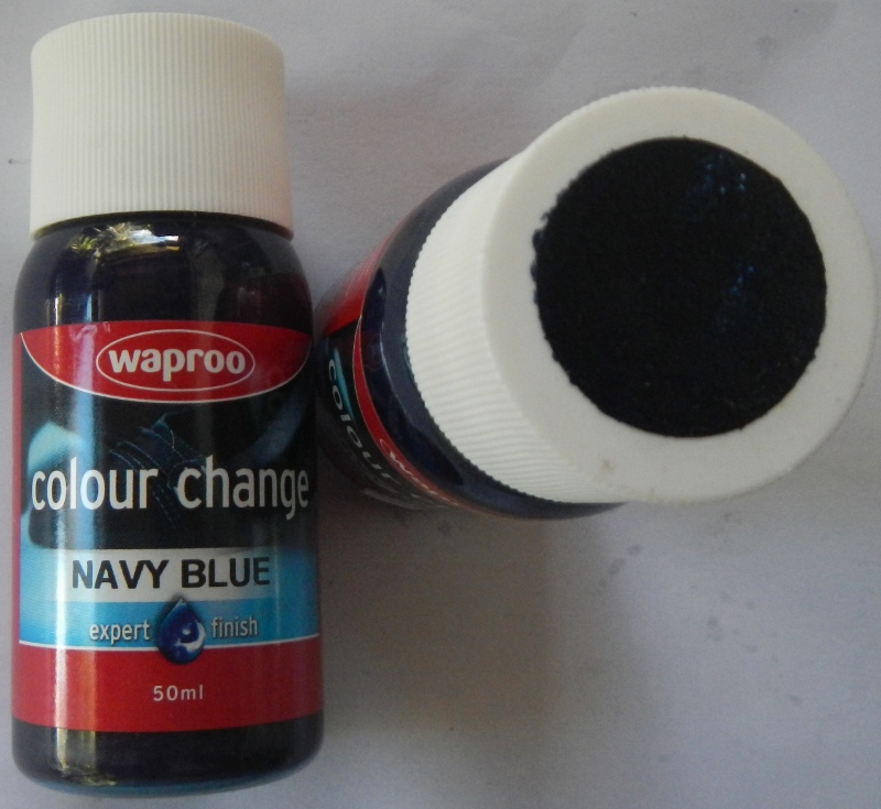Waproo Navy Blue Colour Change Waproo Colour Change Waproo Paint Waproo Leather Paint Waproo Shoe Paint Waproo Boot Paint My Shoe Paint For Shoes Paint for Hand Bags